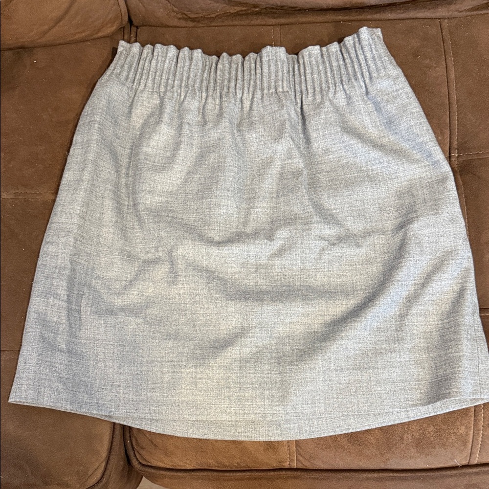 J. Crew Light Gray A-Line Skirt